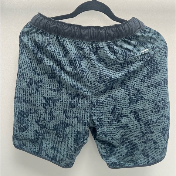 7 Diamonds Printed Core Active 7” Short Blue Mens Small - Picture 2 of 2